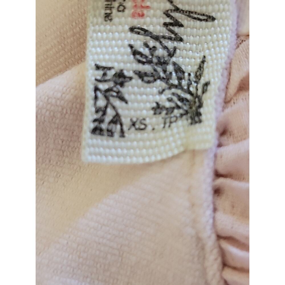 Intimately Free People For The Frill Of It Pink Ruffled Bodysuit Women's XS - Picture 12 of 13